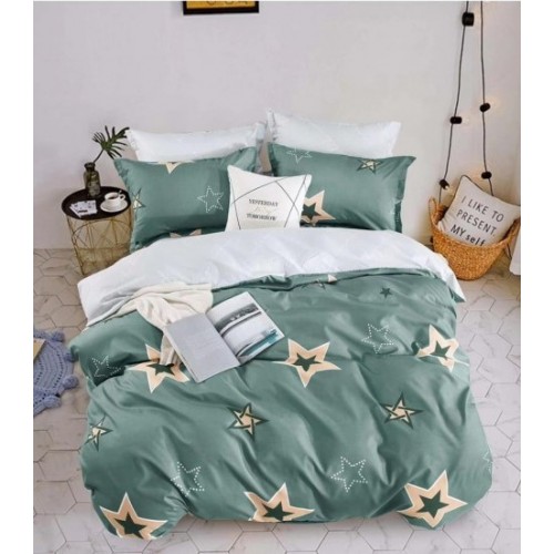 Lenjerie de pat 4 Piese Bumbac finetat OTL35