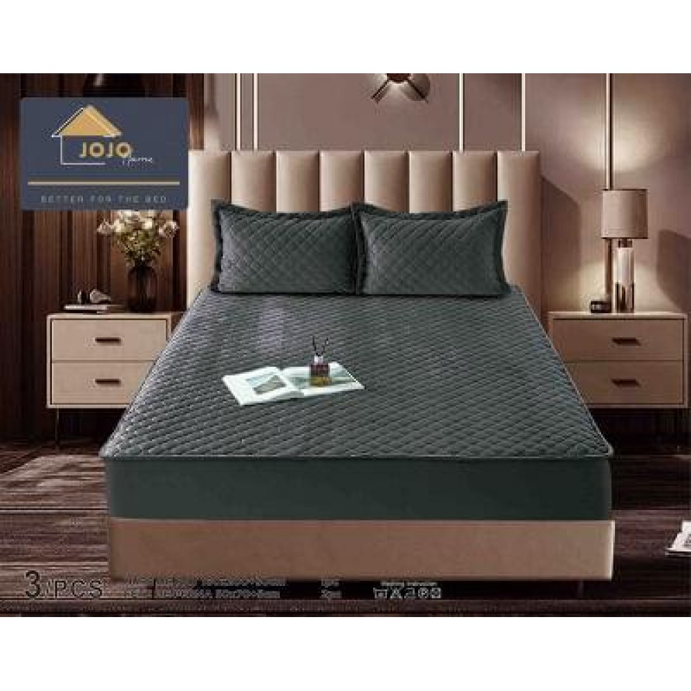 Huse/Topper pentru saltea cu elastic 160x200 Huse catifea TOPPER pt saltea cu elastic 160x200