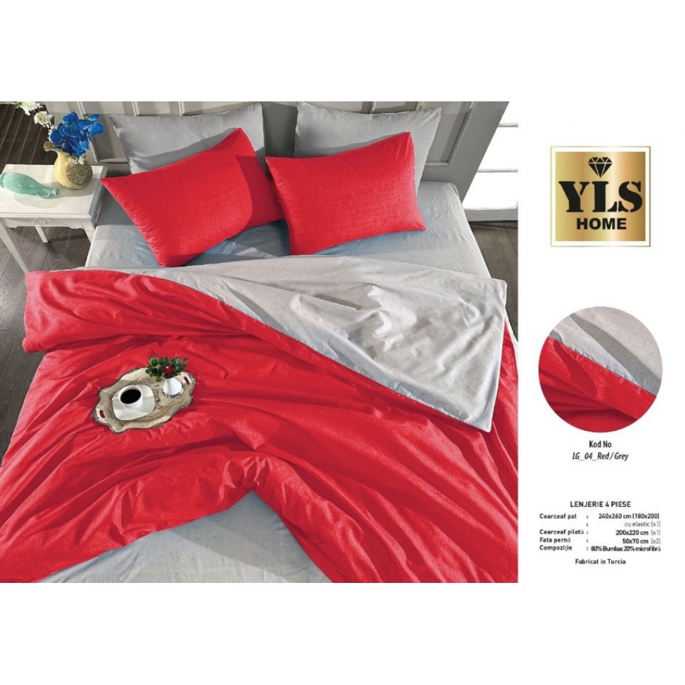 Lenjerie De Pat Finet Cu Elastic - LFY10 Lenjerii din finet 4 piese elastic