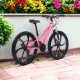 Bicicletă Caraiman, roți 24 sau 26 inch, cadru oțel, frâne pe disc, ROZ, TBA2 BICICLETE ADULTI