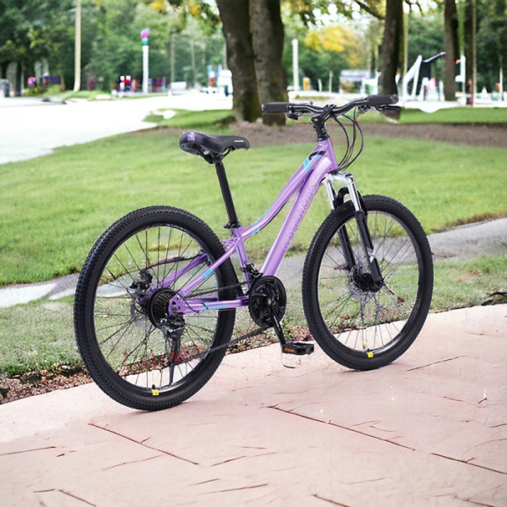 Bicicletă Caraiman, roți 24 sau 26 inch, cadru oțel, frâne pe disc, MOV, TBA6 BICICLETE ADULTI