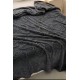 Pătura Cocolino 1200gr, 200x230cm, fluturi 3D în relief, gri închis, PC3DP1