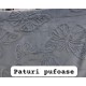Pătura Cocolino 1200gr, 200x230cm, fluturi 3D în relief, gri , PC3DP3 Paturi cocolino grofate