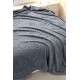 Pătura Cocolino 1200gr, 200x230cm, fluturi 3D în relief, gri , PC3DP3 Paturi cocolino grofate