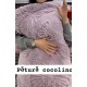 Pătura Cocolino 1200gr, 200x230cm, fluturi 3D în relief, LILA , PC3DP4 Paturi cocolino grofate