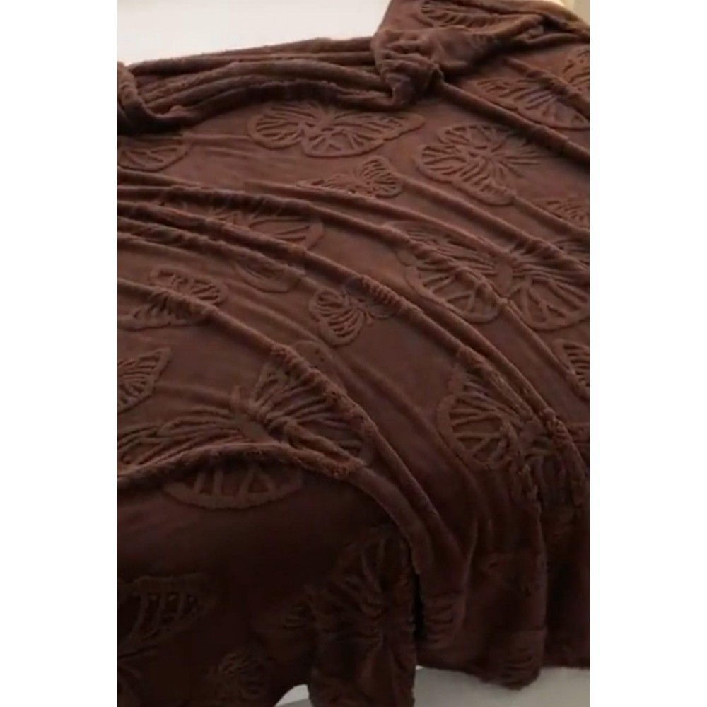 Pătura Cocolino 1200gr, 200x230cm, fluturi 3D în relief, MARO , PC3DP8 Paturi cocolino grofate