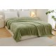 Pătura Cocolino 1200gr, 200x230cm, fluturi 3D în relief, VERDE , PC3DP9 Paturi cocolino grofate