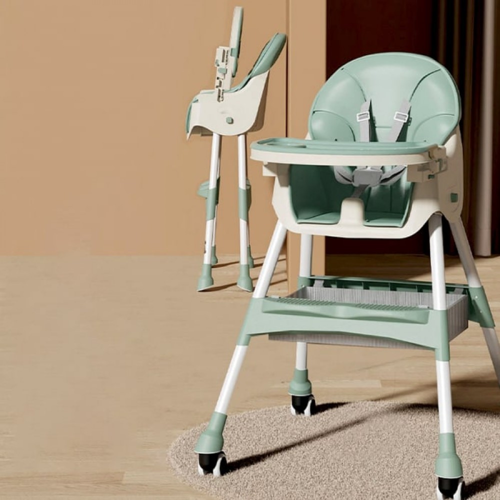 Scaun de masă pentru bebeluși, reglabil, pliabil, 2 în 1, BLEUMARINE, SM3 SCAUNE MASA