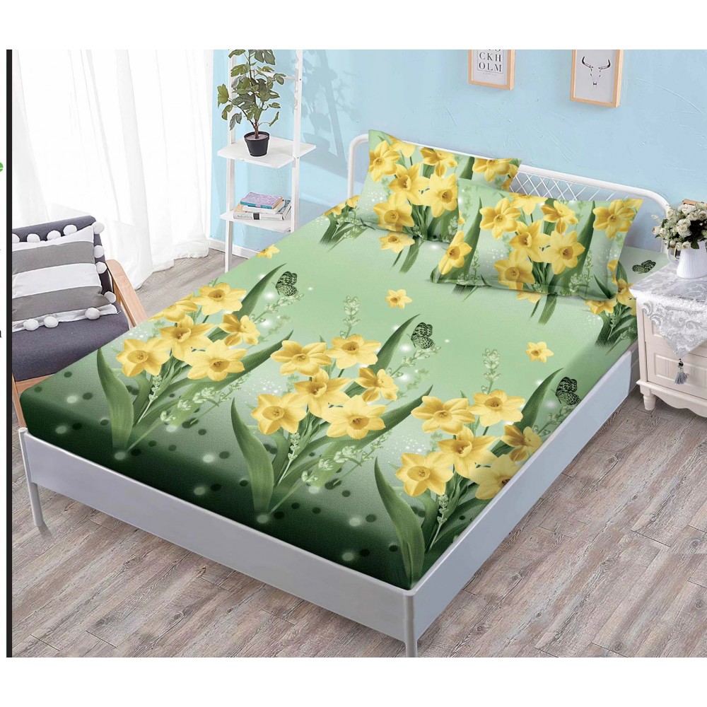 Husa Finet Elastic 140x200 + 2 Fete de perna 50x70 SK1412 HUSE FINET 140 X 200