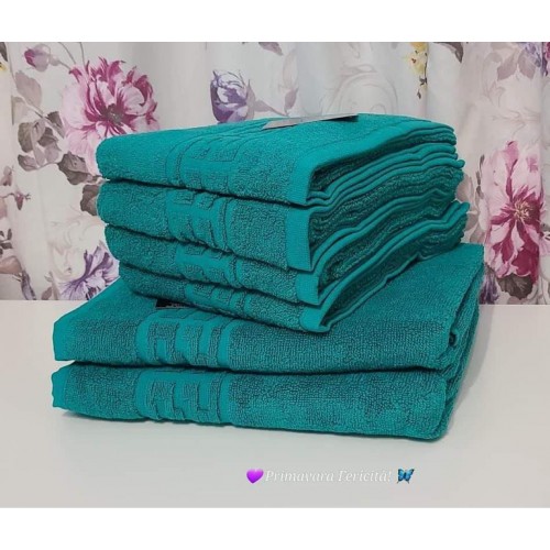 Set mix 6 bucati prosoape MODEL GRECESC  100% bumbac GR1