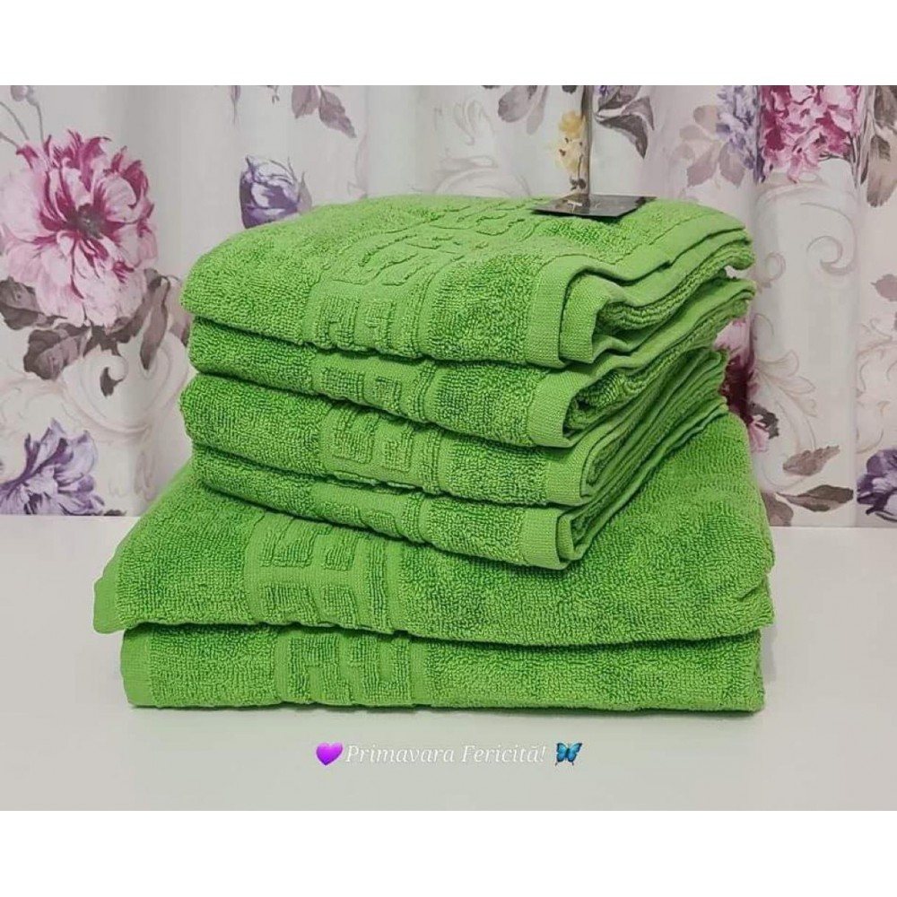 Set mix 6 bucati prosoape MODEL GRECESC  100% bumbac GR2 PROSOAPE