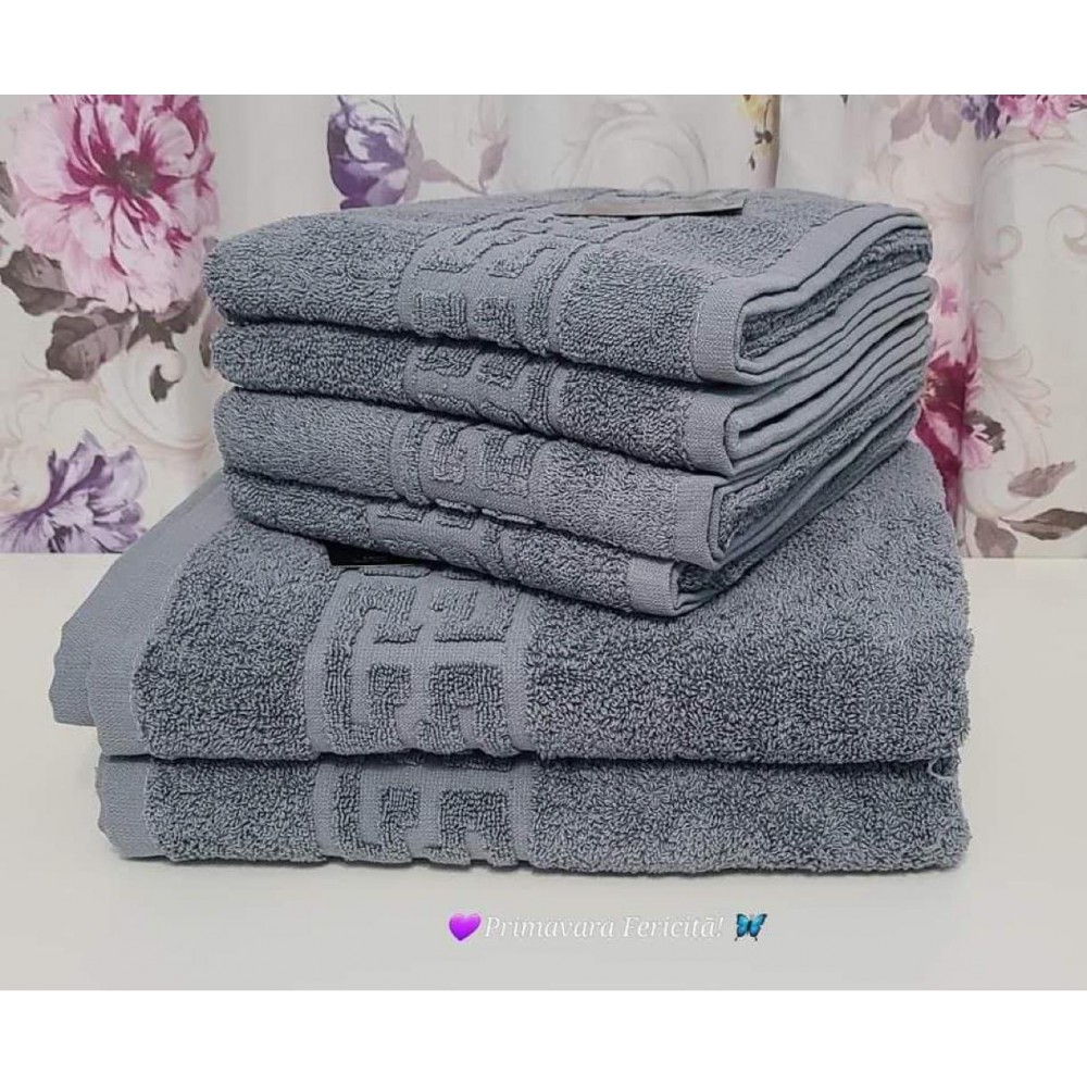 Set mix 6 bucati prosoape MODEL GRECESC  100% bumbac GR7 PROSOAPE