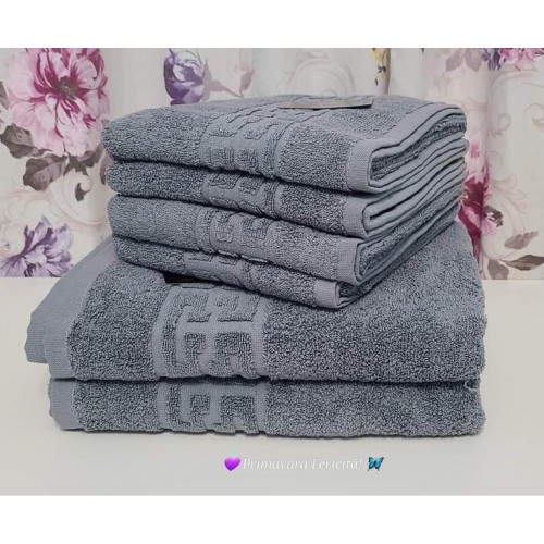 Set mix 6 bucati prosoape MODEL GRECESC  100% bumbac GR7