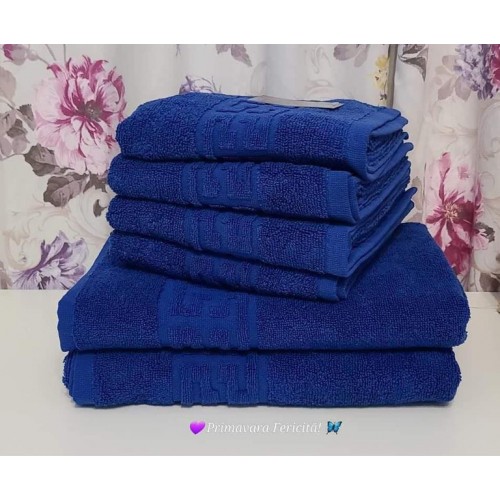 Set mix 6 bucati prosoape MODEL GRECESC  100% bumbac GR8