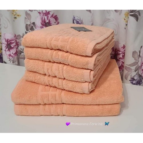 Set mix 6 bucati prosoape MODEL GRECESC  100% bumbac GR11