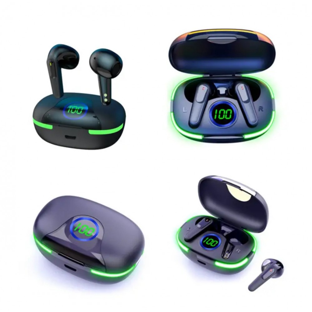 Casti audio wireless Evolve-x® EvoPro80, Bluetooth 5.1, True Wireless Stereo, Control prin atingere, Afisaj LED, Rezistente la apa IPX4, Latenta scazuta, fara fir, Negru ELECTRONICE / GADGETURI