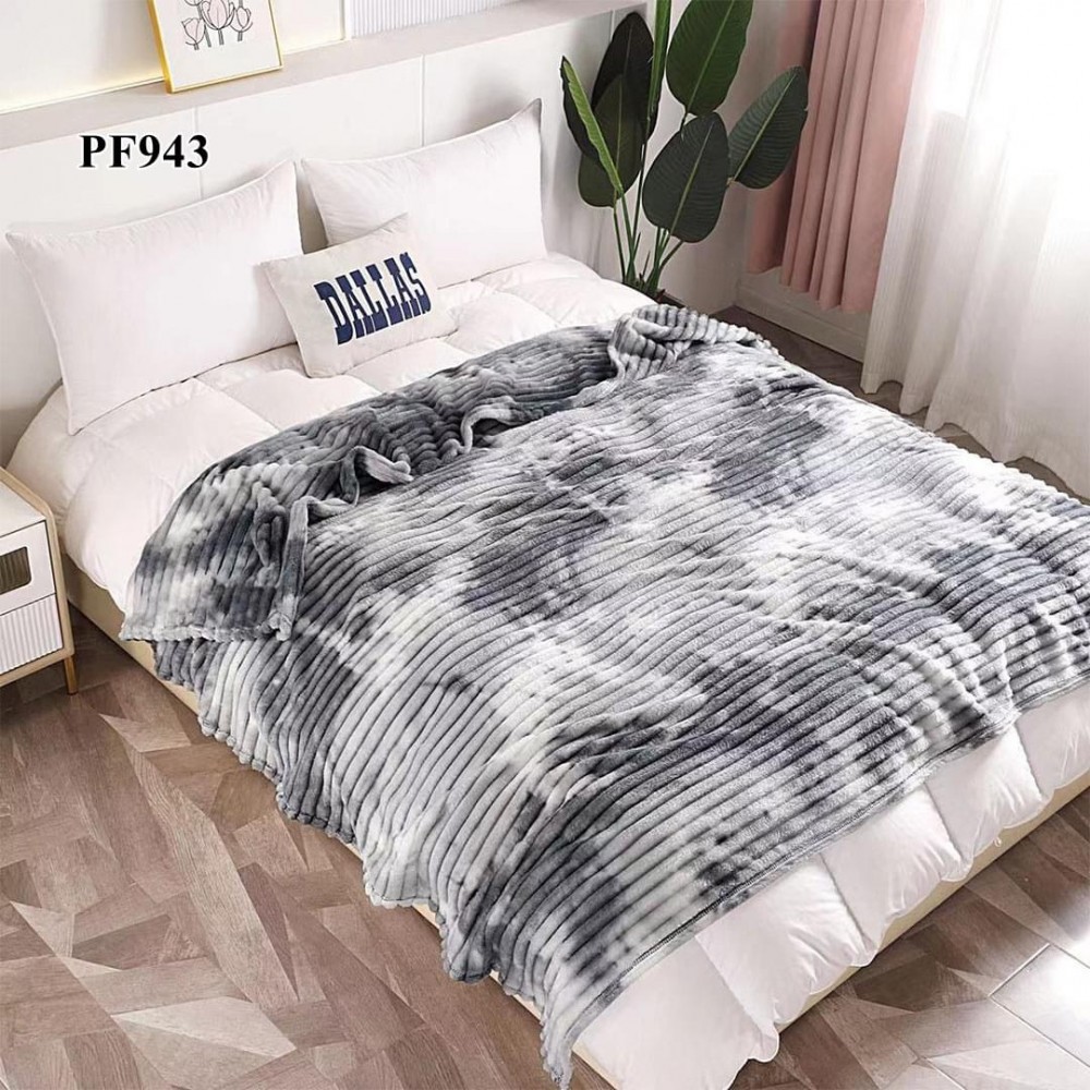 Pătură catifelată cocolino-MATERIAL GROS GROFAT pentru pat dublu COD: PGFD6 Paturi cocolino grofate