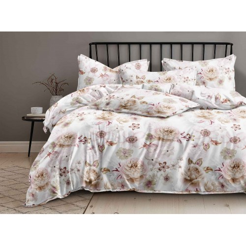 Lenjerie de pat 4 Piese Bumbac finetat OTL46