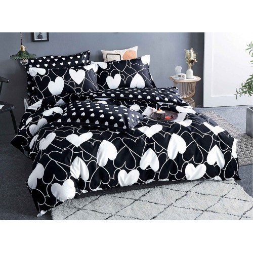 Lenjerie de pat 4 Piese Bumbac finetat OTL49