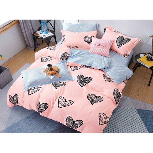 Lenjerie de pat 4 Piese Bumbac finetat OTL53