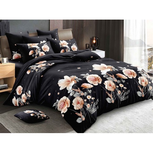 Lenjerie de pat 4 Piese Bumbac finetat OTL60