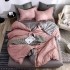 Lenjerie de pat 4 Piese Bumbac finetat OTL66