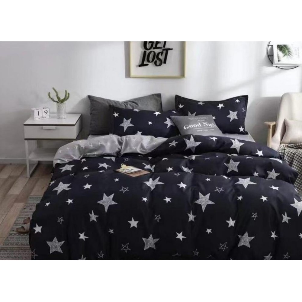 Lenjerie de pat 4 Piese Bumbac finetat OTL70 LENJERII DIN BUMBAC SATINAT