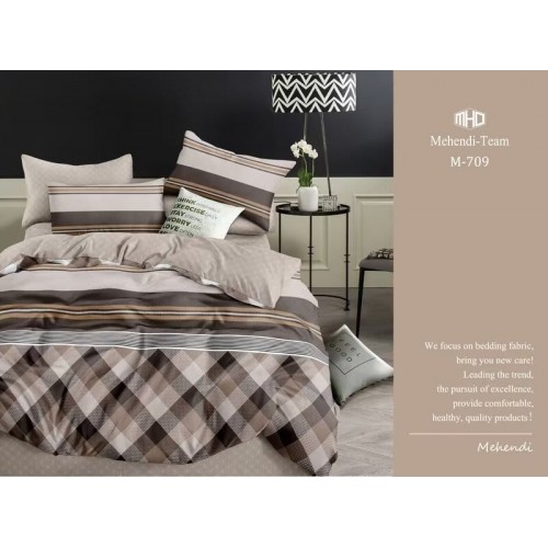 Lenjerie de pat 4 Piese Bumbac finetat OTL72