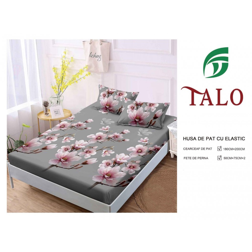 Husa Finet Elastic 180x200 + 2 Fete de perna HFSZ1804 HUSE FINET 180 X 200