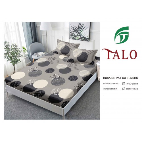 Husa Finet Elastic 180x200 + 2 Fete de perna HFSZ1813
