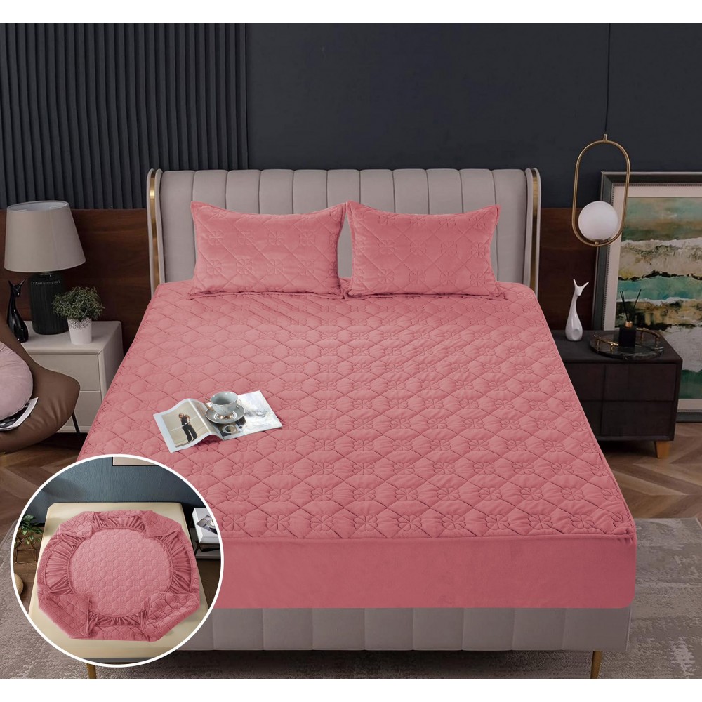 Huse/Topper pentru saltea cu elastic 180x200, HTS7 Huse catifea TOPPER pt saltea cu elastic 180x200