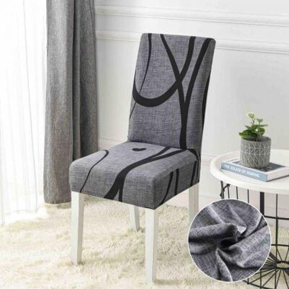Set 6  huse pentru scaune SJ6B29 SET 6 HUSE SCAUN BUMBAC ELASTICIZAT