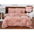 Set lenjerie finet , 6 piese , CU ELASTIC ,pentru pat dublu cu volanas LFVPK10