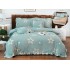 Set lenjerie finet , 6 piese , CU ELASTIC ,pentru pat dublu cu volanas LFVPK11