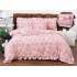Set lenjerie BUMBAC-finet , 6 piese , CU ELASTIC ,pentru pat dublu cu volanas LFVPK19
