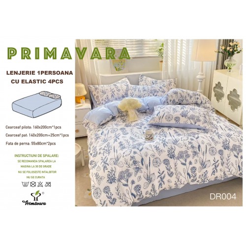 Lenjerie  4 piese finet creponat LCC1P4