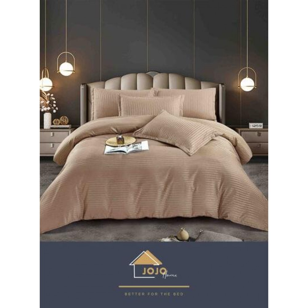 Lenjerie de pat, 1 persoana, damasc, 4 piese, UniDeluxe LD1PJ3 LENJERII DIN DAMASC 4 PIESE 1 PERSOANA