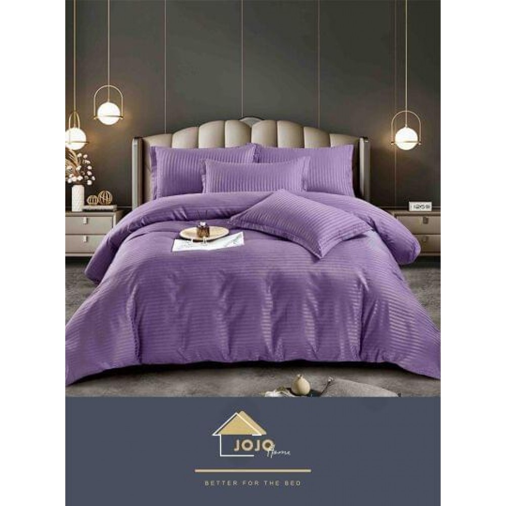 Lenjerie de pat, 1 persoana, damasc, 4 piese, UniDeluxe LD1PJ6 LENJERII DIN DAMASC 4 PIESE 1 PERSOANA