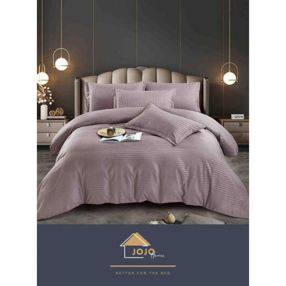 Lenjerie de pat, 1 persoana, damasc, 4 piese, UniDeluxe LD1PJ13 LENJERII DIN DAMASC 4 PIESE 1 PERSOANA