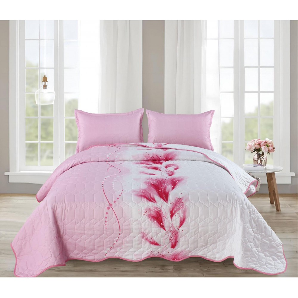 Cuvertură cu model, 3 piese, 220x240 cm, CS08 Cuverturi matlasate 3 piese