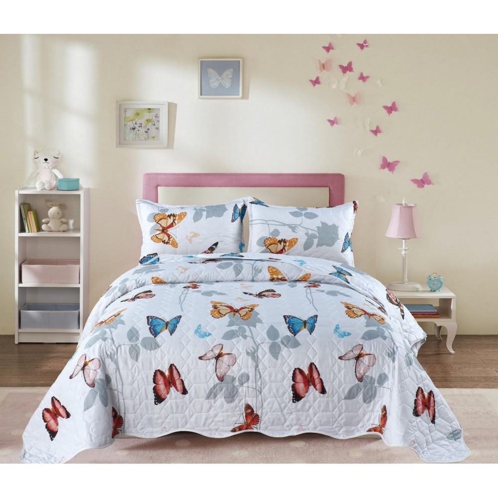 Cuvertură cu model, 3 piese, 220x240 cm, CS12 Cuverturi matlasate 3 piese