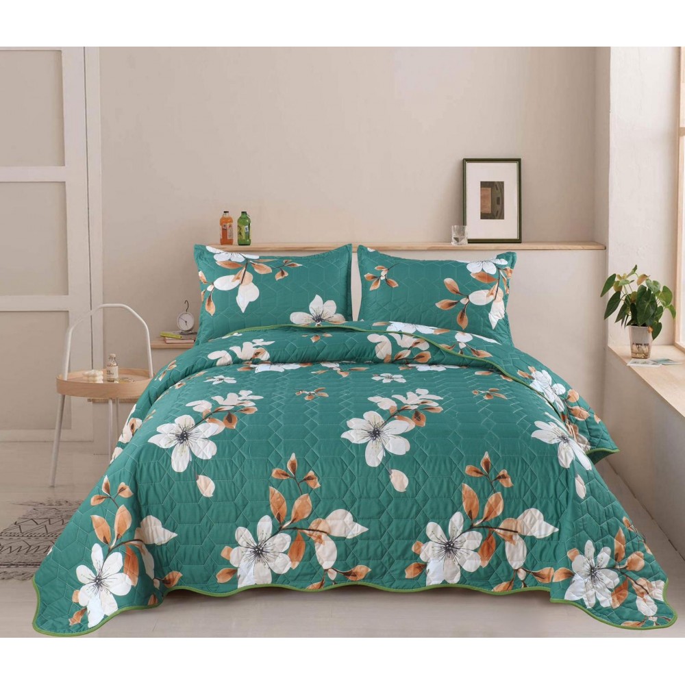 Cuvertură cu model, 3 piese, 220x240 cm, CS24 Cuverturi matlasate 3 piese