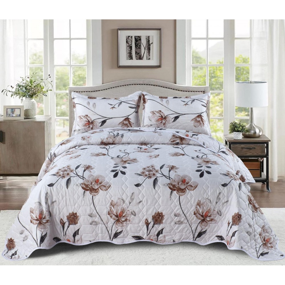 Cuvertură cu model, 3 piese, 220x240 cm, CS25 Cuverturi matlasate 3 piese