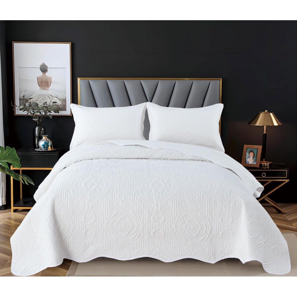 Cuvertură catifea, 3 piese, 220x240 cm, CS44 Cuverturi matlasate 3 piese