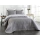 Cuvertura de Pat Brodata, Model Uni, 240x220cm, 3 Piese ,GRI,CVV2 Cuverturi matlasate 3 piese