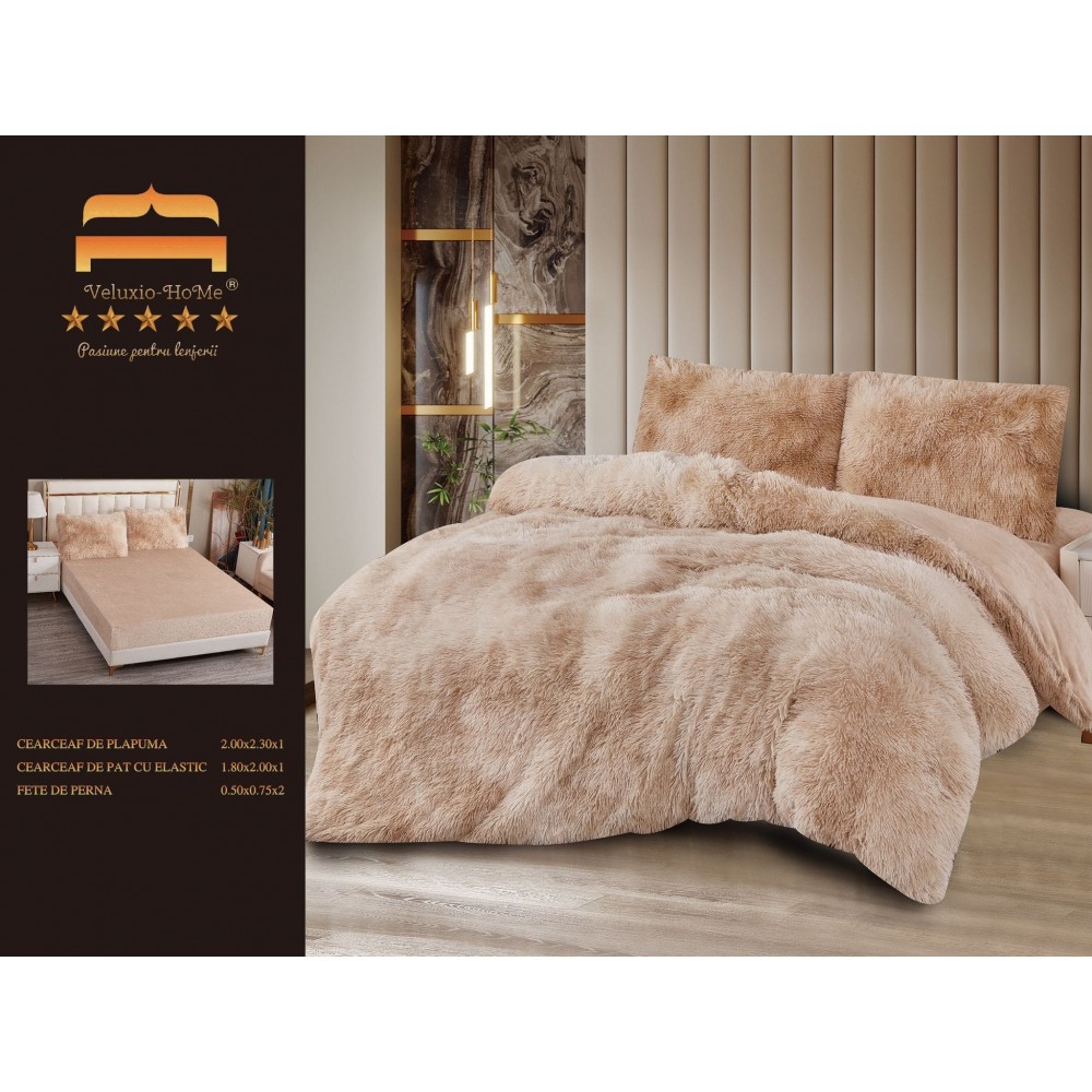 SET LENJERIE DE PAT DUBLU,CU ELASTIC,FLUFFY ELASTIC 4 PIESE LFP7 LENJERII COCOLINO FLUFFY 4 PIESE