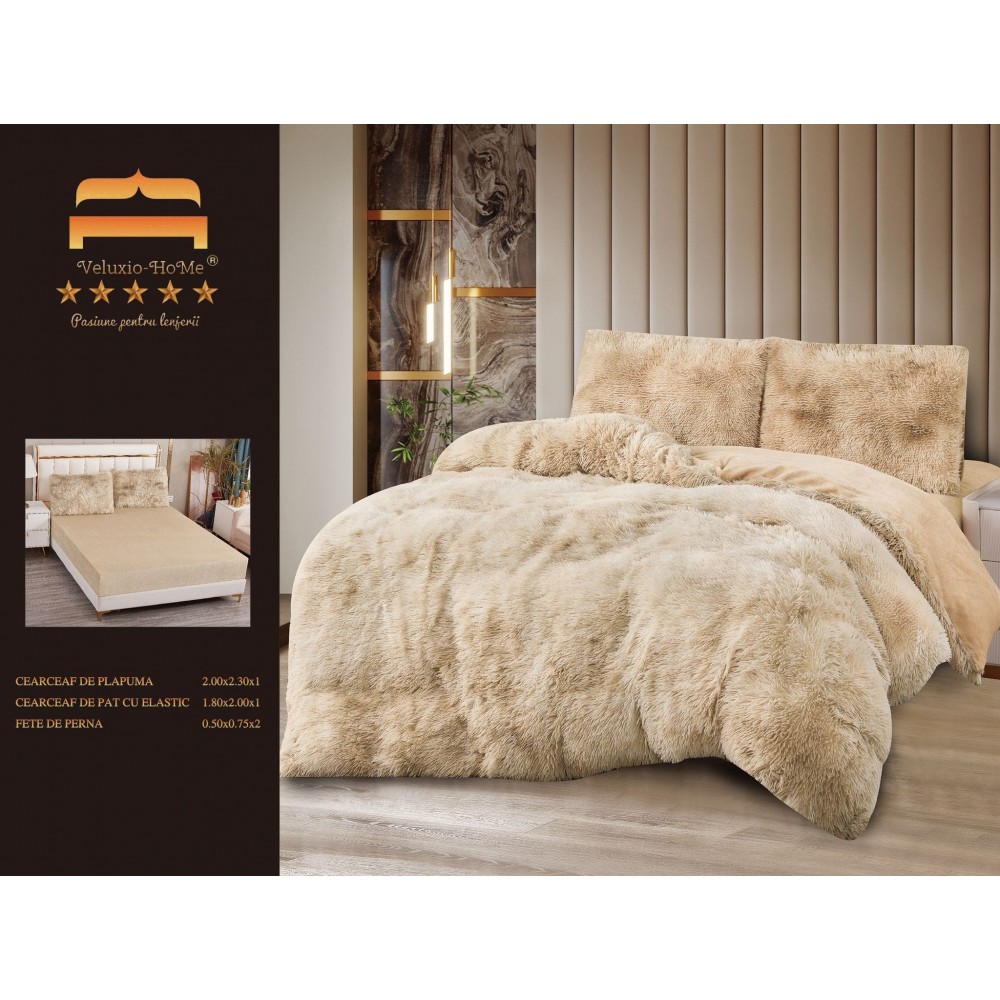 SET LENJERIE DE PAT DUBLU,CU ELASTIC,FLUFFY ELASTIC 4 PIESE LFP10 LENJERII COCOLINO FLUFFY 4 PIESE