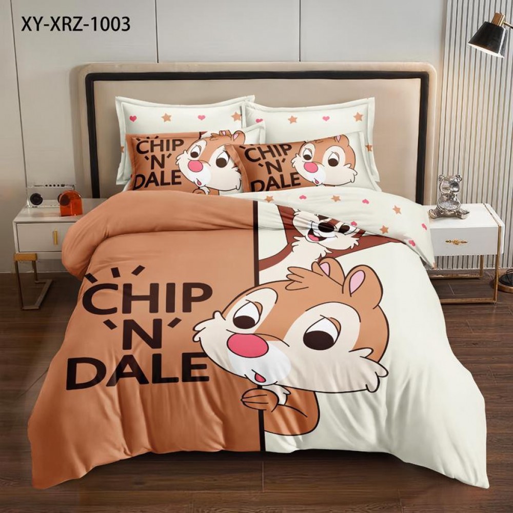 Lenjerie Bumbac tip Finet Premium Chip AND Dale CD1 Lenjerii finet personaje copii Lenjerie Bumbac tip Finet Premium Chip AND Dale CD1 Lenjerii finet personaje copii
