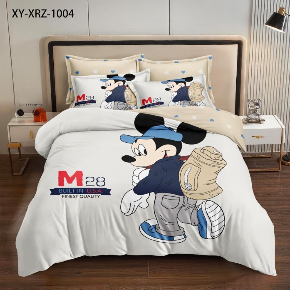 Lenjerie Bumbac tip Finet Premium Mickey Travel,MT1 Lenjerii finet personaje copii Lenjerie Bumbac tip Finet Premium Mickey Travel,MT1 Lenjerii finet personaje copii