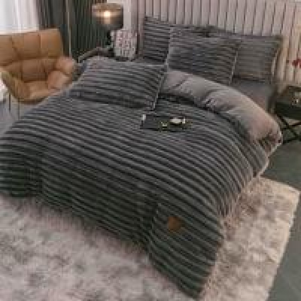 Lenjerie Cocolino pat dublu , 4 piese, cu ELASTIC LCCEBIJ7 Lenjerii cocolino 4 piese cu ELASTIC